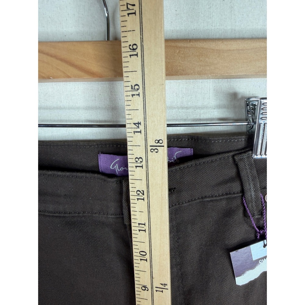 New Gloria Vanderbilt Amanda Slimming Classic Tapered Leg Pants size 16 Brown - Picture 11 of 12